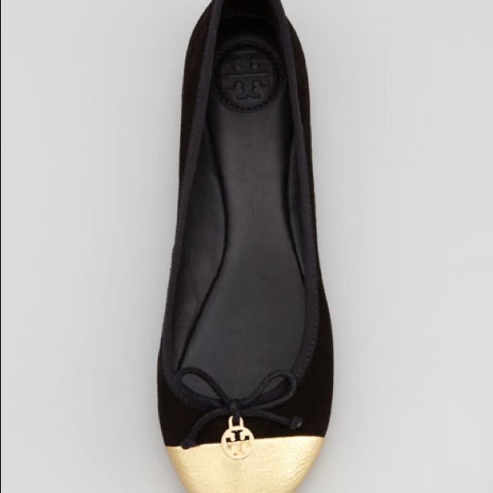 Tory Burch Chelsea Cap-Toe Ballerina Flat